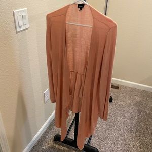 Torrid Cascade Waterfall dusty pink cardigan size 2